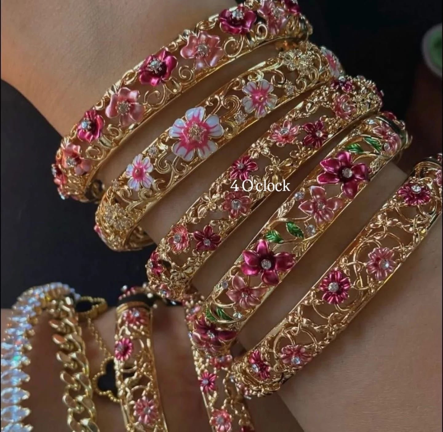 ✨🏰VC28: Cloisonné Vintage Victorian Bangles : Powder Blue 🌸🕯️