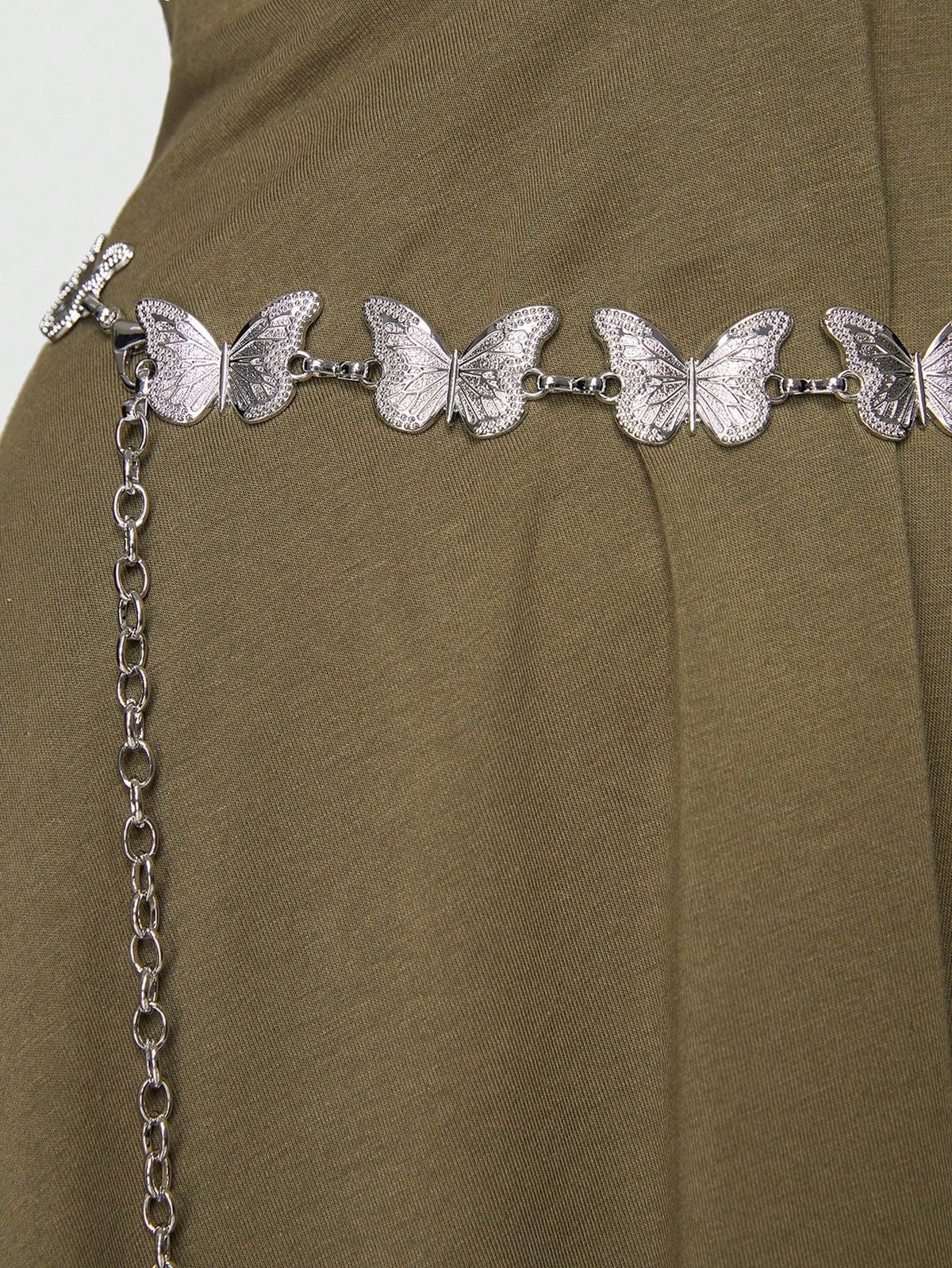 ✨WC05: Pinteresty Waist Chains: Bright Silver Butterfly 💫