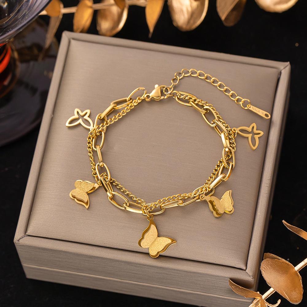⚜️B01: 18k Gold Plated Stainless Steel Minimalist Bracelet✨