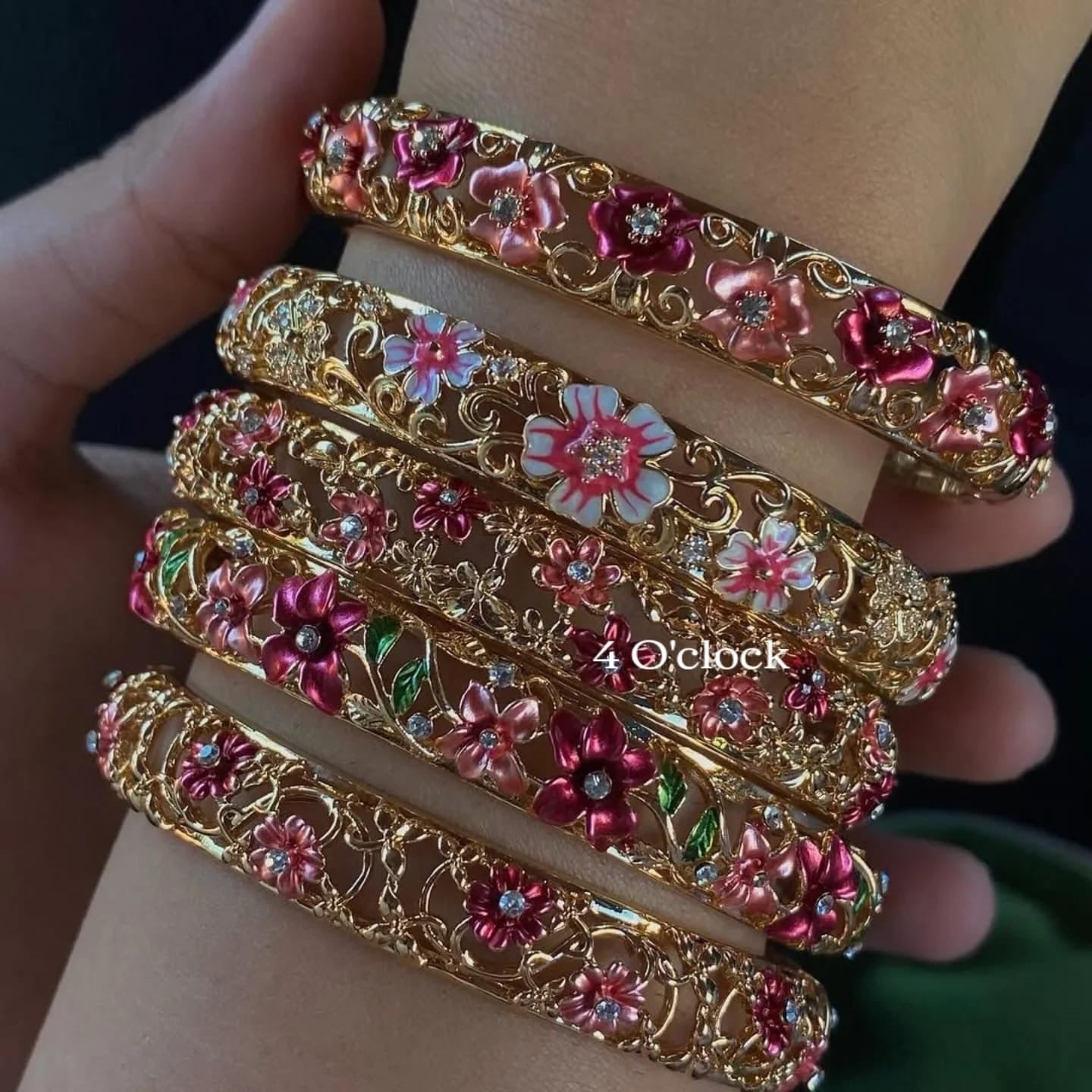✨🏰VC28: Cloisonné Vintage Victorian Bangles : Powder Blue 🌸🕯️