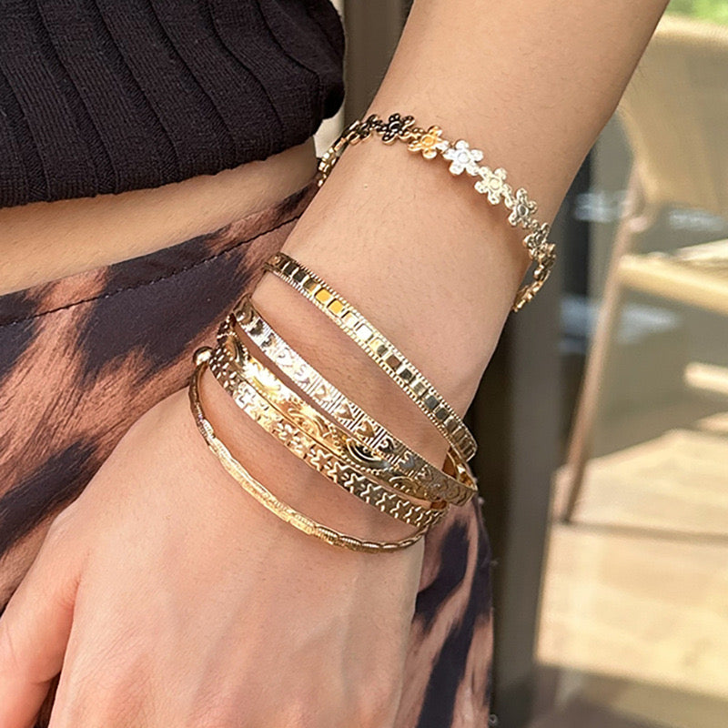 ✨HC113: Bangles Sets for Stack: Bangles Sets (Golden)✨