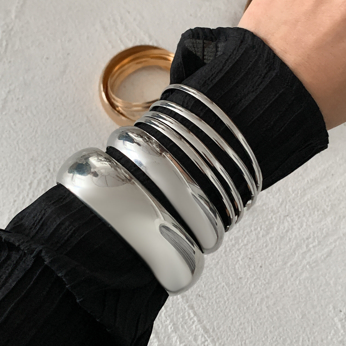 ✨HC116: Bangles Sets for Stack: Bangles Sets (Silver)✨