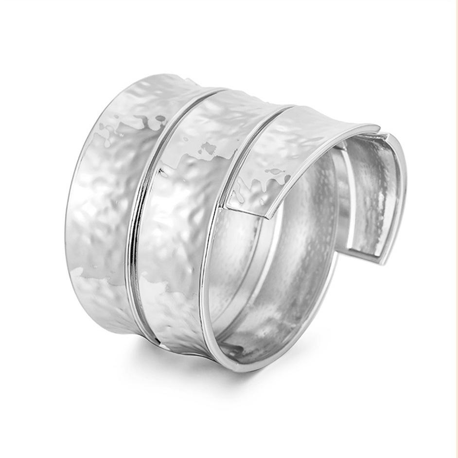 ✨HC52: Handcuff for Stack: Textured Wrapped (Silver)✨