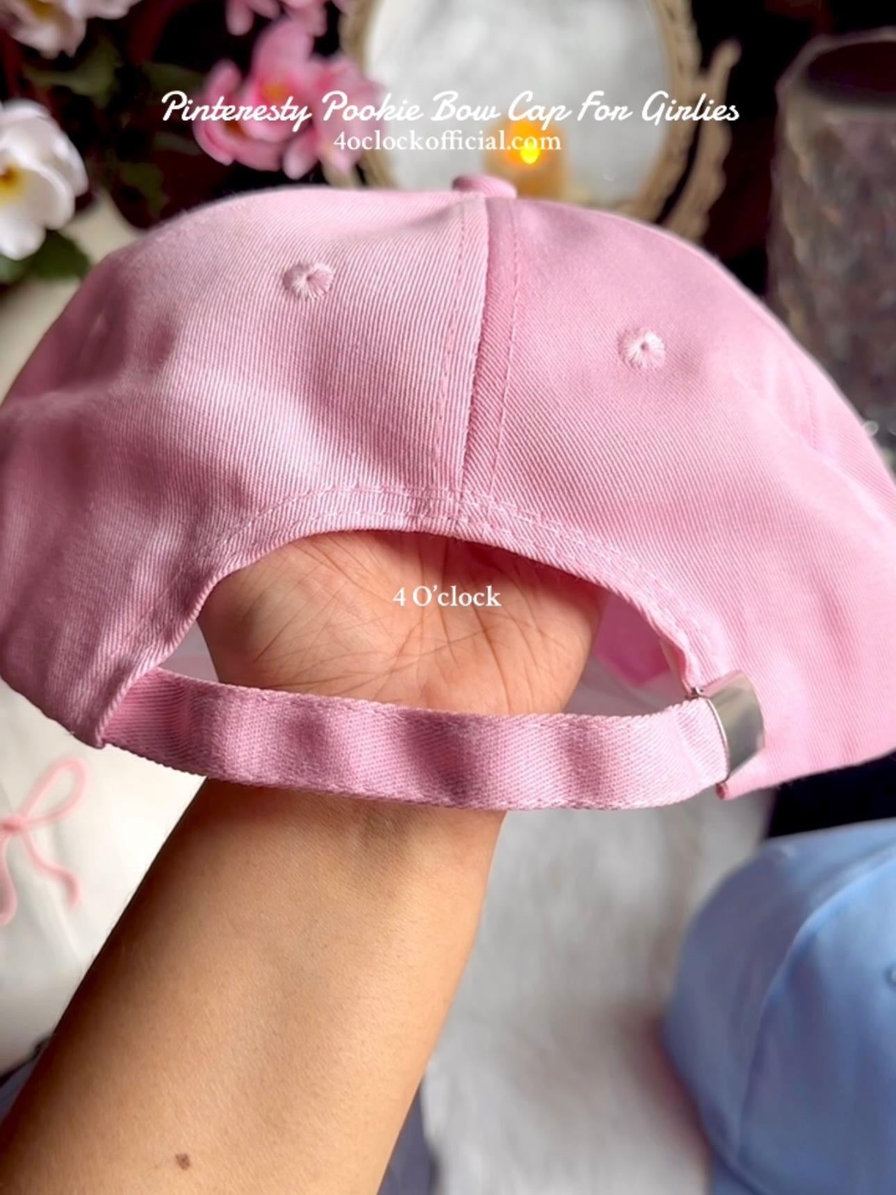 🧢🎀Pookie Bow Cap: Pink🎀🧢