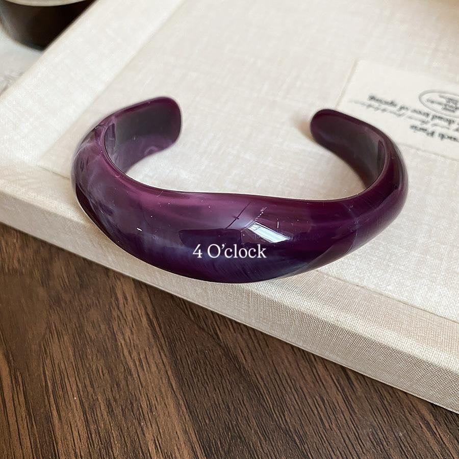 ✨HC98: Elastic Resin Bangles/Bracelet - Purple💗