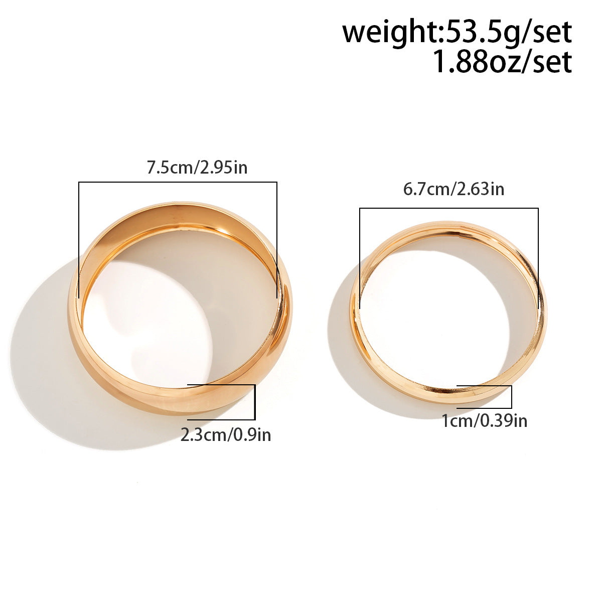 ✨HC119: Bangles Sets for Stack: Bangles Sets (Golden)✨