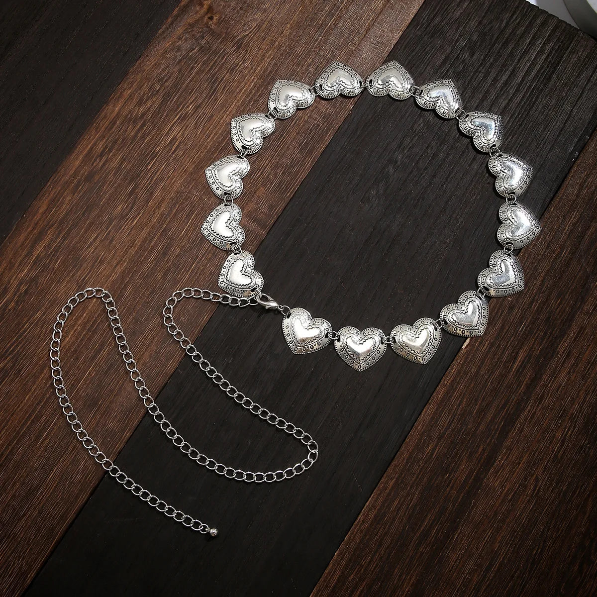 ✨WC14: Pinteresty Waist Chains: Retro Love (Silver) 💫