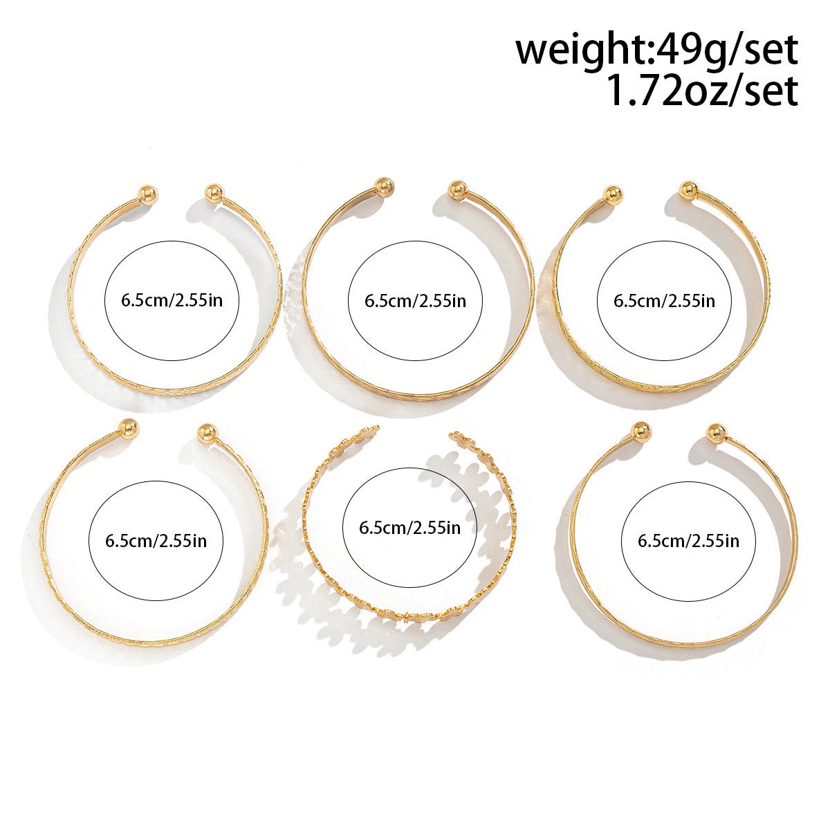 ✨HC113: Bangles Sets for Stack: Bangles Sets (Golden)✨