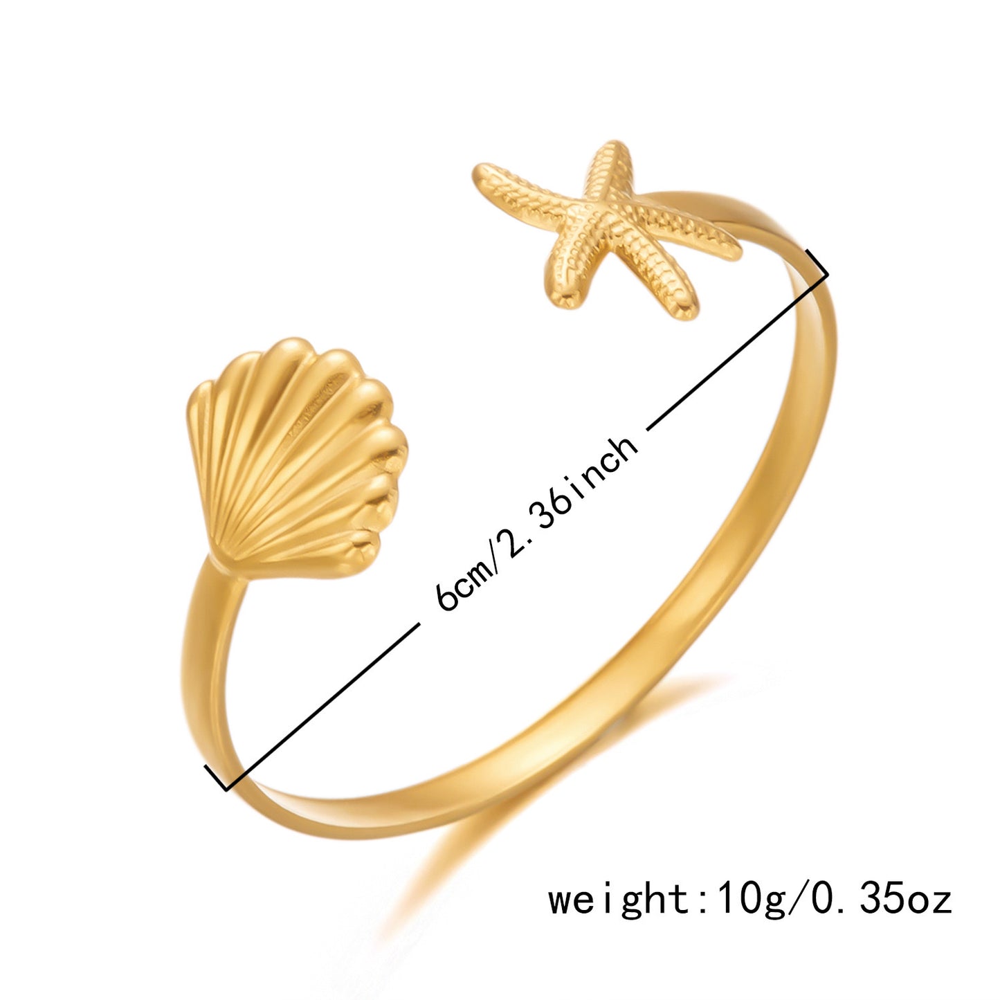 ✨HC29: Handcuff for Stack: Starry Shell Cuff (Golden)✨