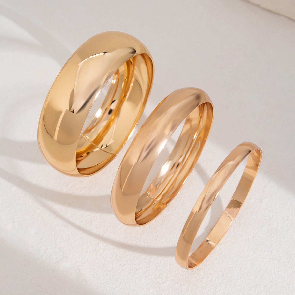 ✨HC59: Bangles Sets for Stack: 3 Bangles Sets (Golden)✨