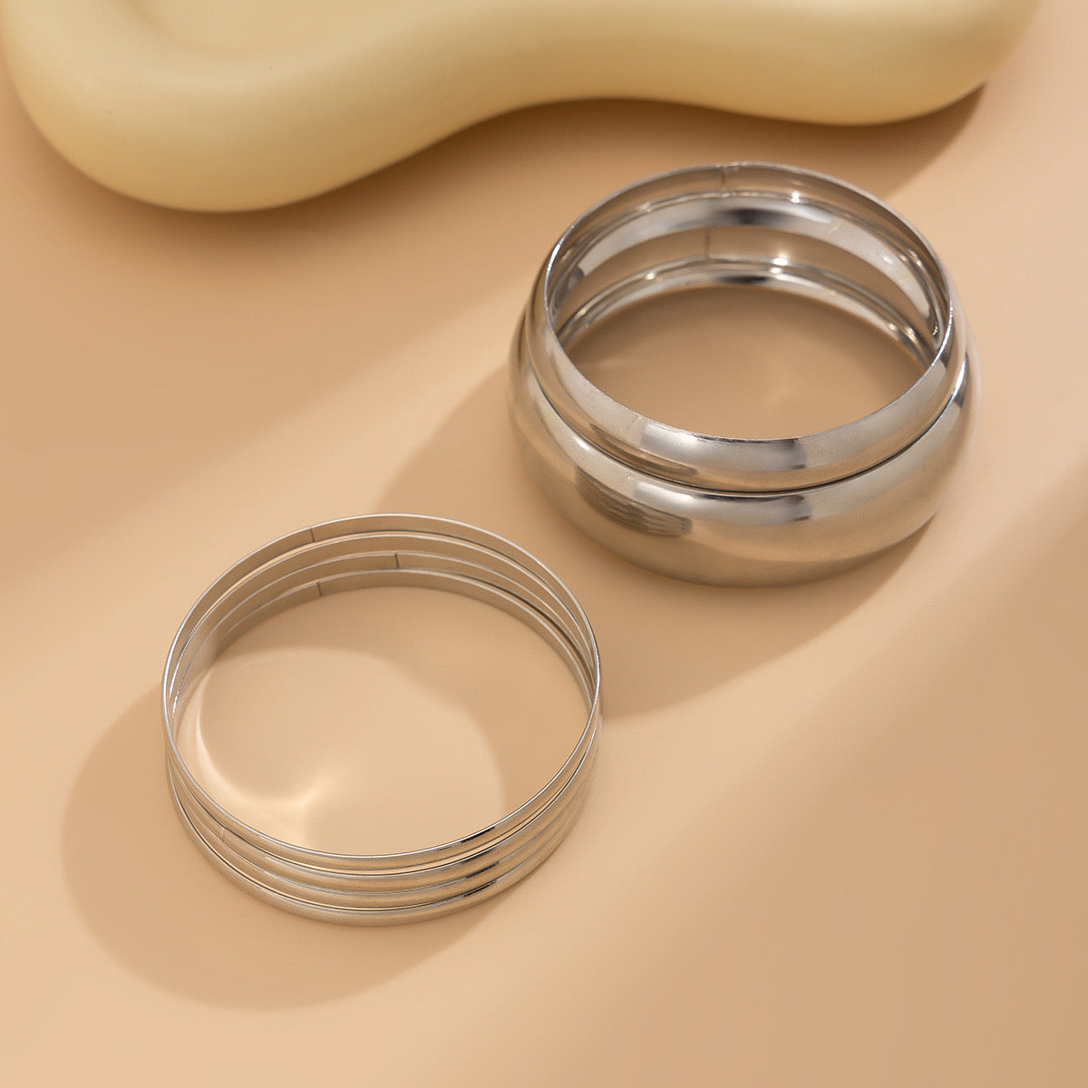 ✨HC116: Bangles Sets for Stack: Bangles Sets (Silver)✨