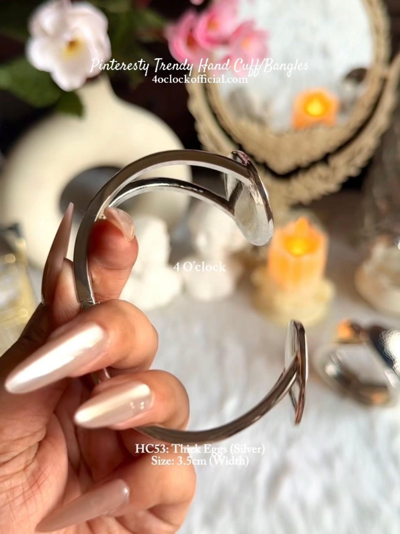 ✨HC53: Handcuff for Stack: (Silver)✨