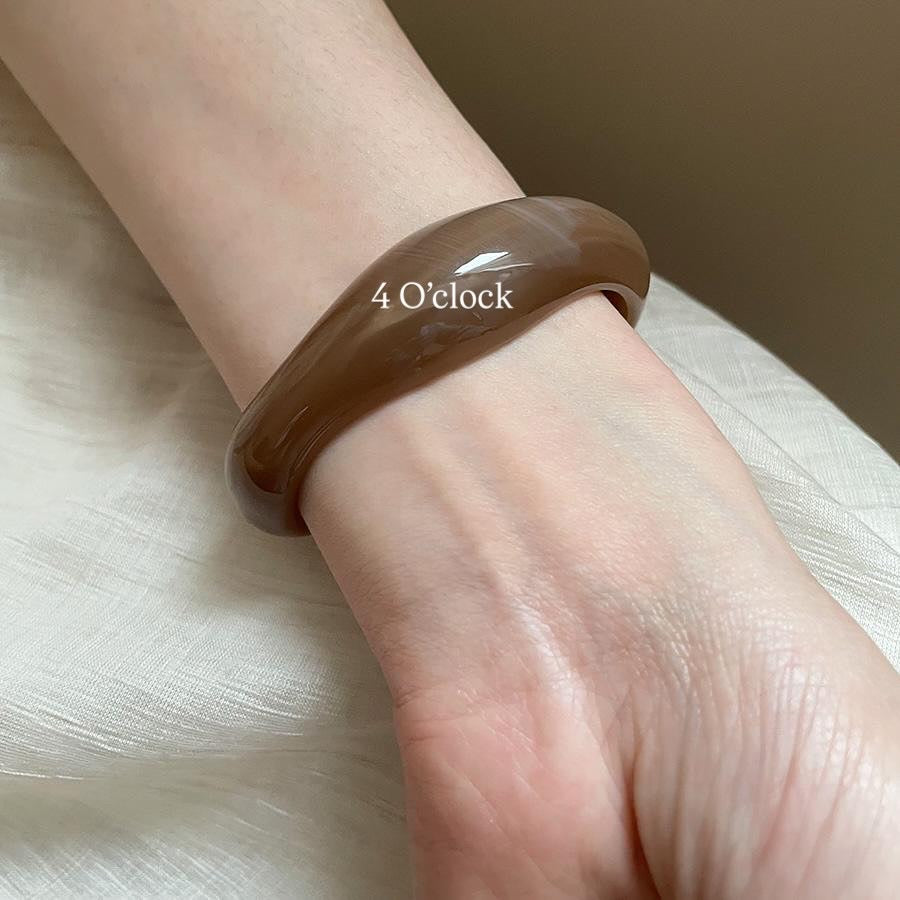 ✨HC96: Elastic Resin Bangles/Bracelet - Coffee💗