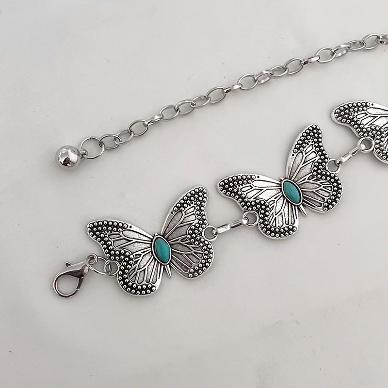 ✨WC04: Pinteresty Waist Chains: Vintage Butterfly Silver💫