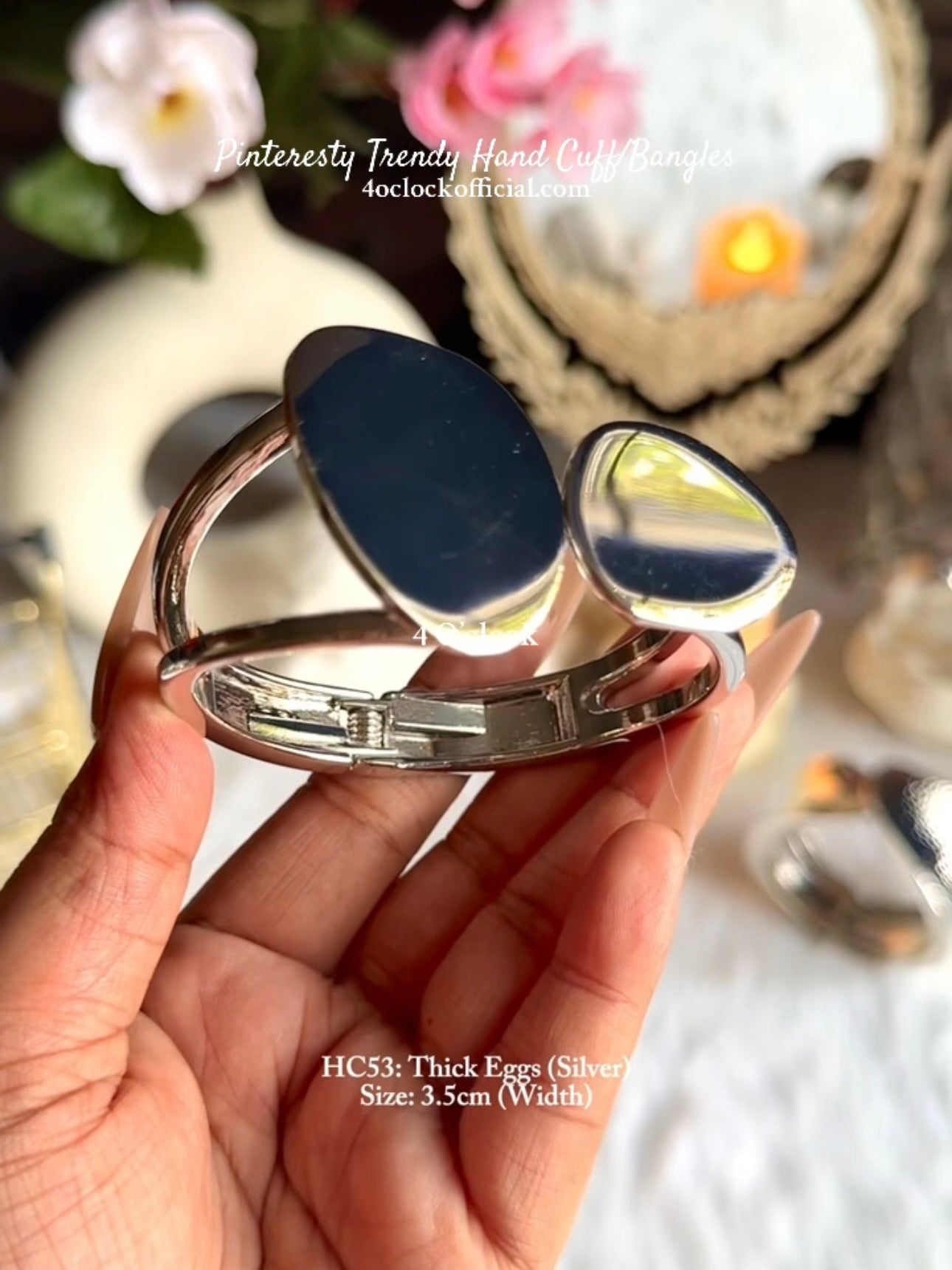✨HC53: Handcuff for Stack: (Silver)✨