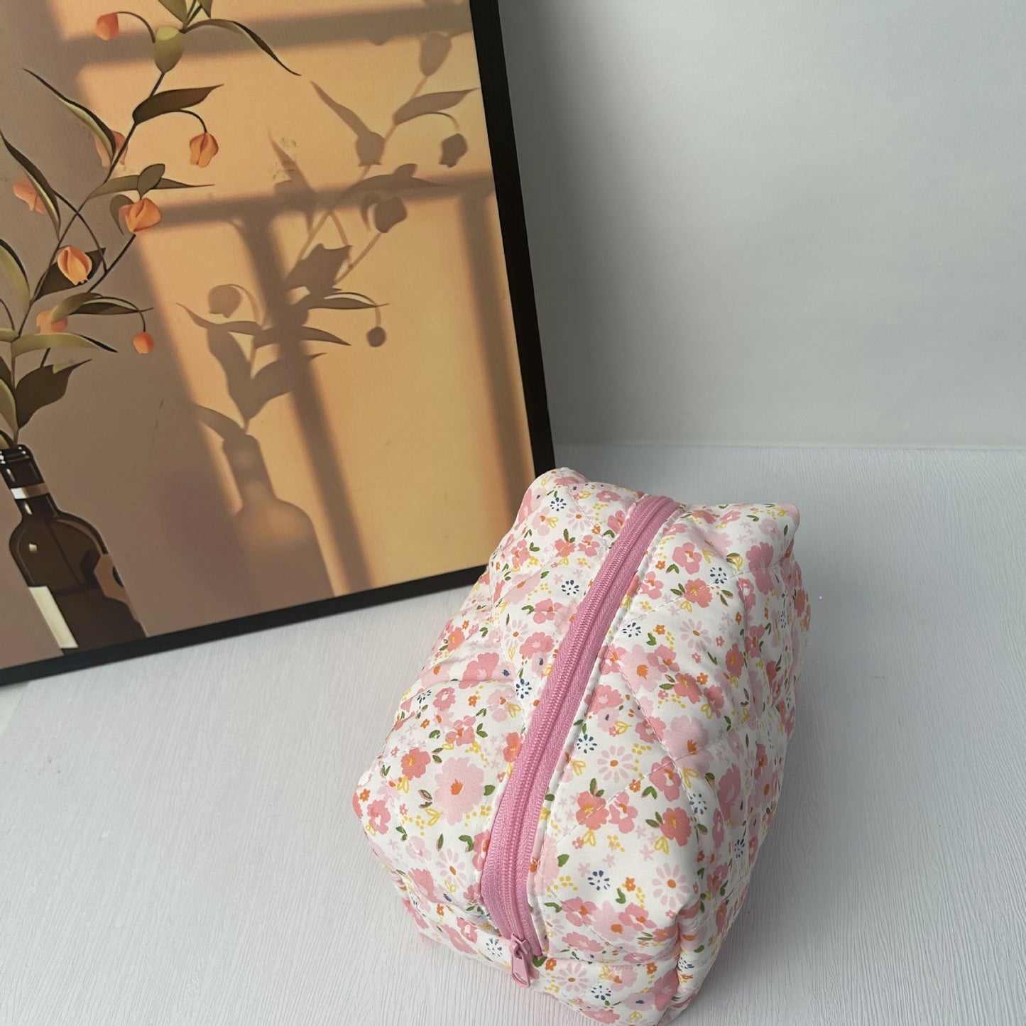 🎀 17.Pinteresty Makeup Bag: Pink Flowers 🫧
