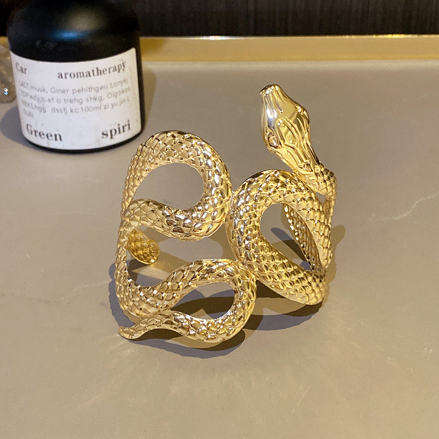 ✨HC137: Handcuff for Stack: Golden Snake Bracelet✨