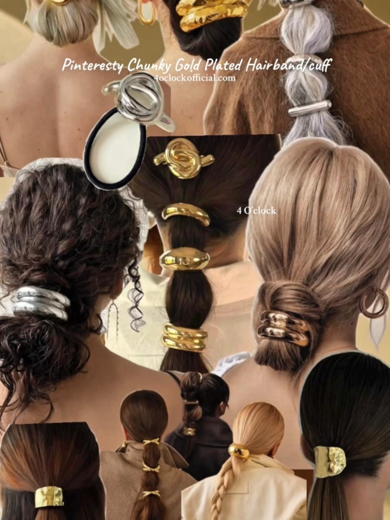 Pinteresty Chunky Hairband: Arched Cloud