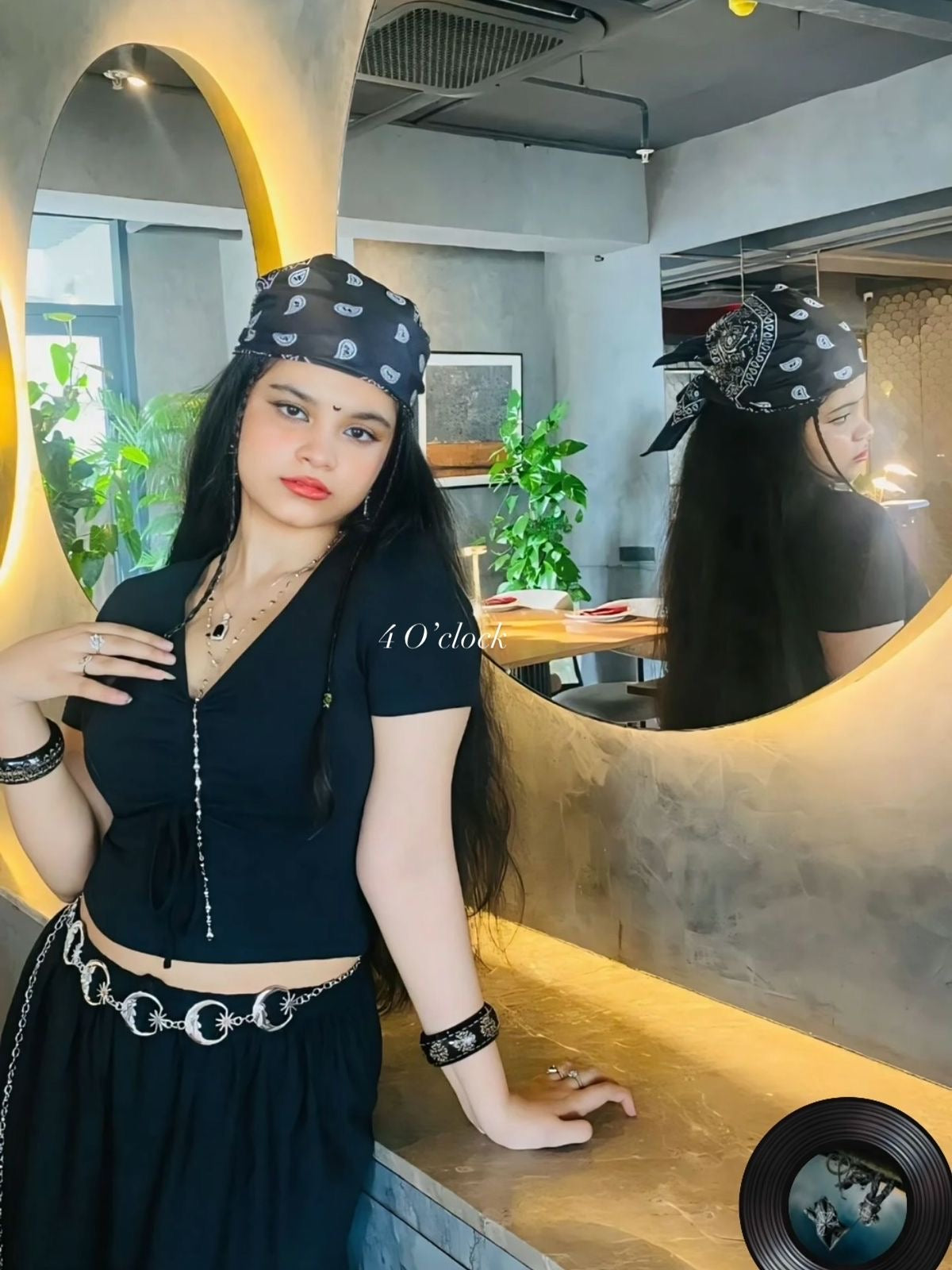 ✨WC09: Pinteresty Waist Chains: Half Moon Star (Silver)💫