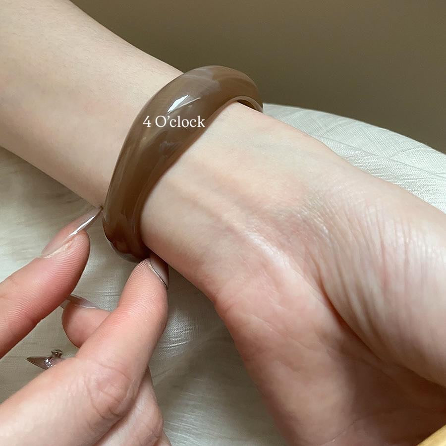 ✨HC96: Elastic Resin Bangles/Bracelet - Coffee💗