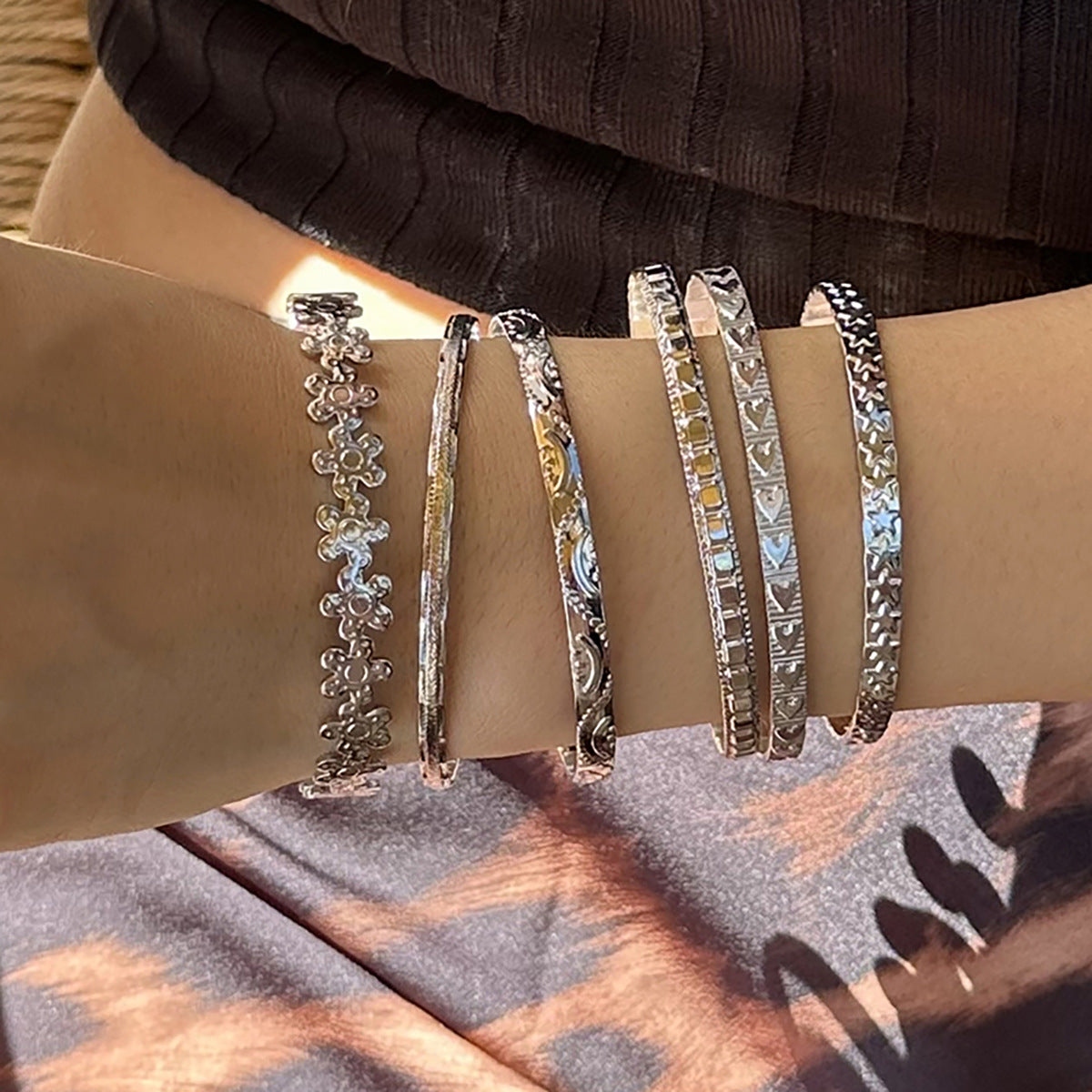 ✨HC114: Bangles Sets for Stack: Bangles Sets (Silver)✨