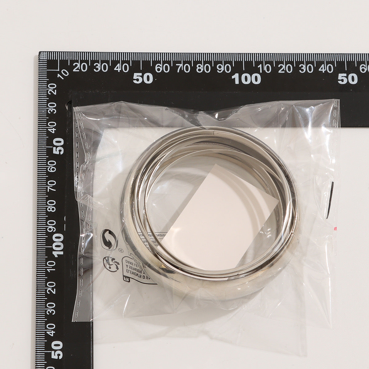 BOHO13: Boho Bangles: 6 pieces set (Silver)