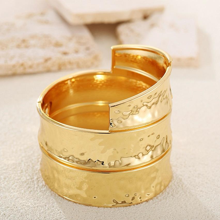 ✨HC51: Handcuff for Stack: Textured Wrapped (Gold)✨