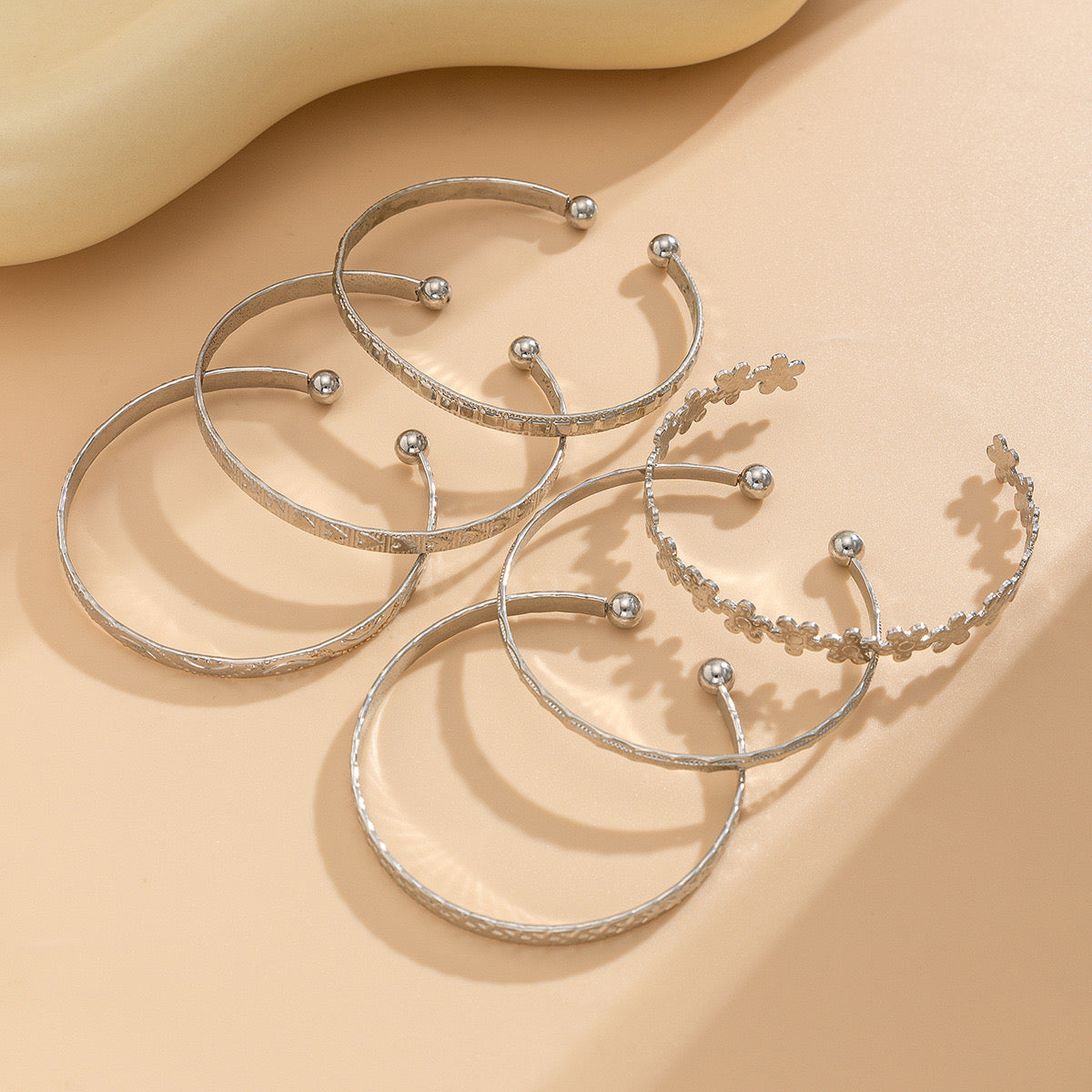 ✨HC114: Bangles Sets for Stack: Bangles Sets (Silver)✨