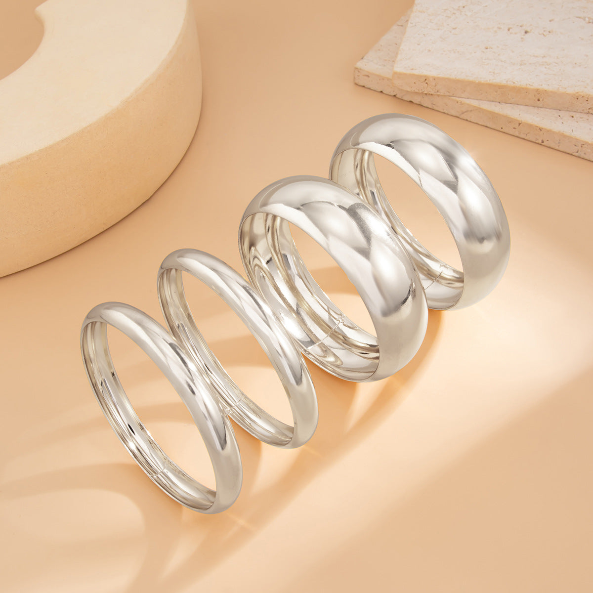 ✨HC122: Bangles Sets for Stack: Bangles Sets (Silver)✨