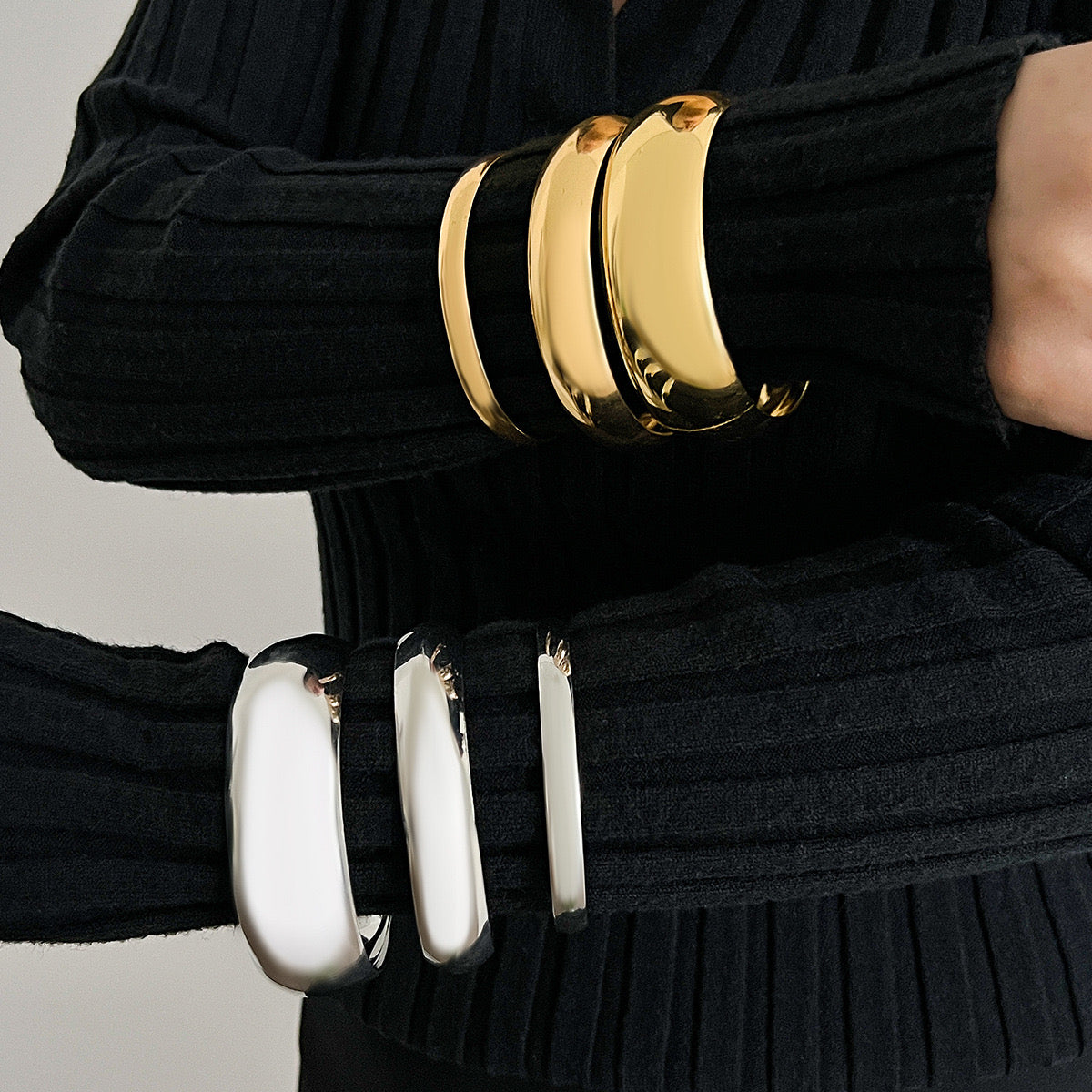 ✨HC59: Bangles Sets for Stack: 3 Bangles Sets (Golden)✨