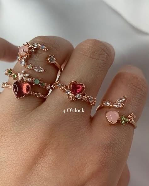 ✨77: Zircon Stone: Pink Heart Drop✨