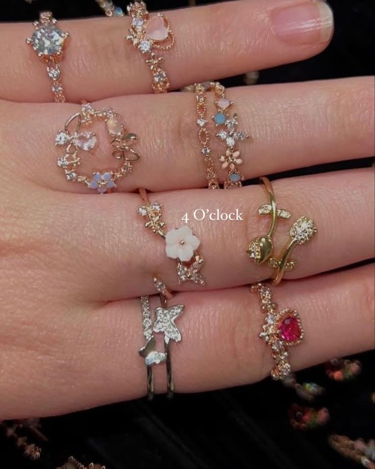 ✨75: Zircon Stone: Pink Half Moon✨