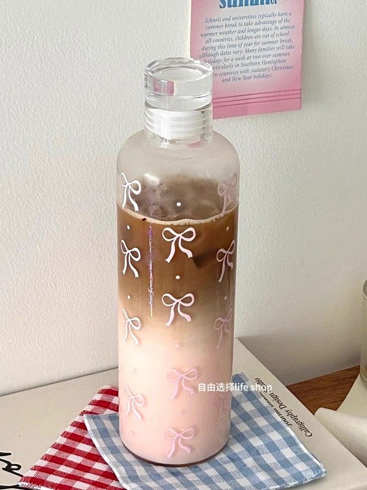 🎀Pookie Bow Water Bottle✨
