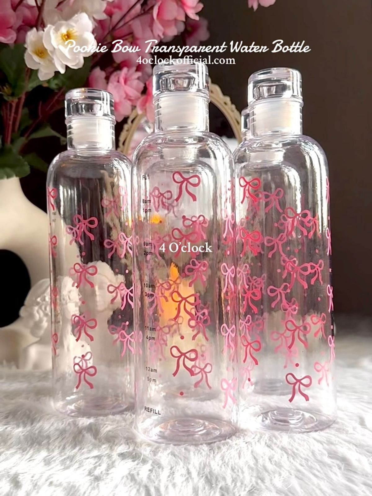 🎀Pookie Bow Water Bottle✨