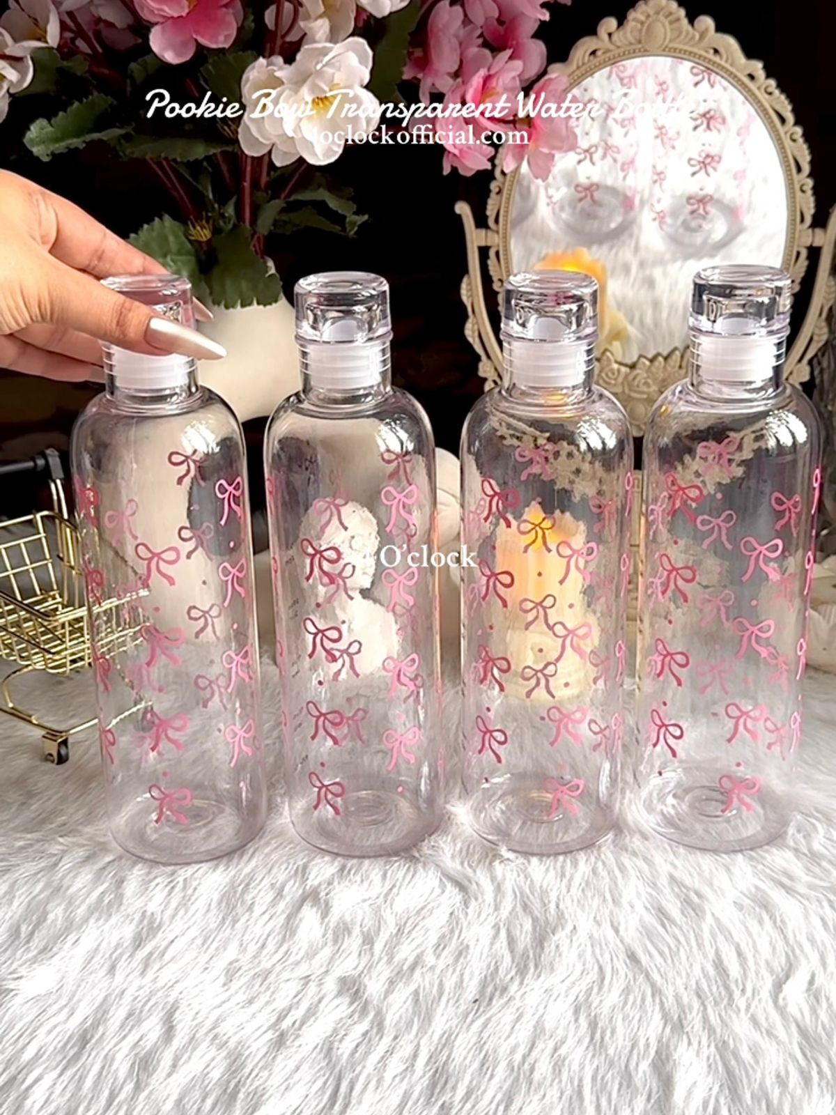 🎀Pookie Bow Water Bottle✨