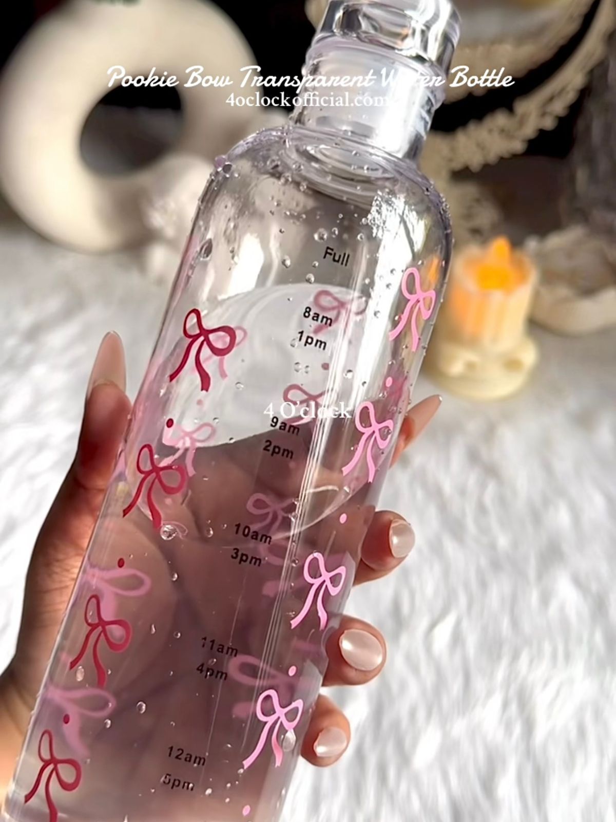 🎀Pookie Bow Water Bottle✨