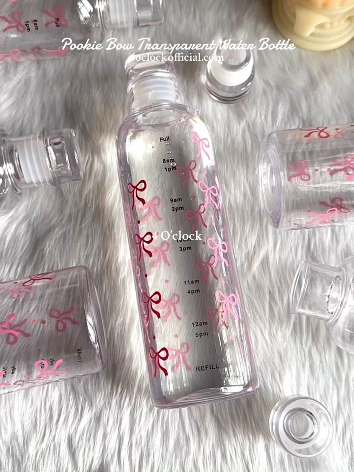 🎀Pookie Bow Water Bottle✨