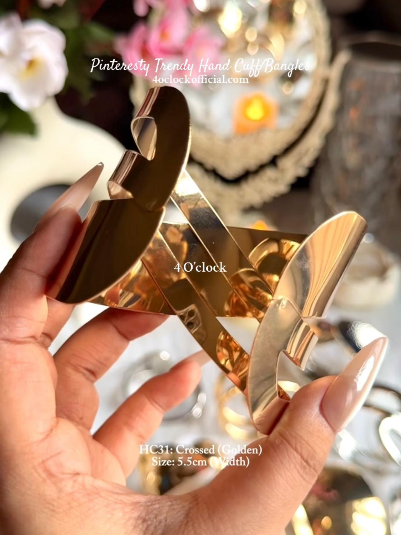 ✨HC31: Handcuff for Stack: Crossed (Golden)✨