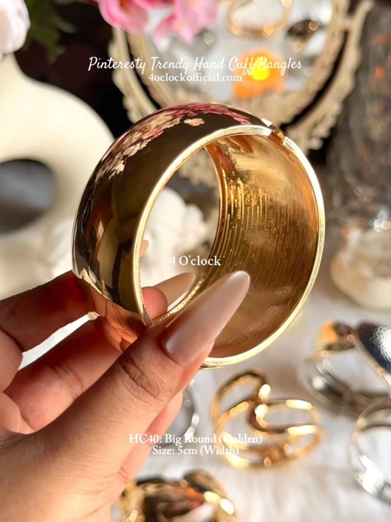 ✨HC40: Handcuff for Stack: Big Round (Golden)✨