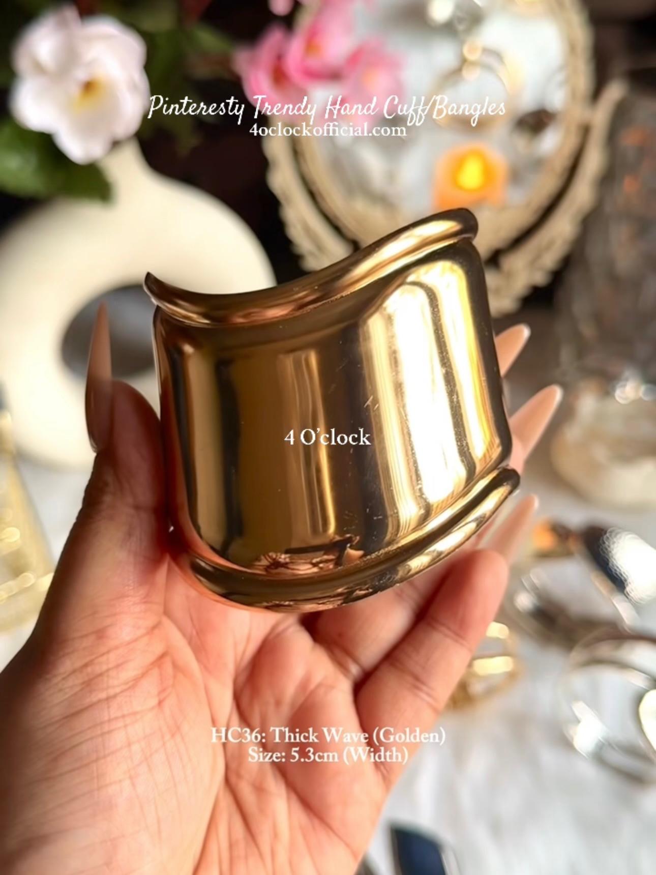 ✨HC36: Handcuff for Stack: Thick Wave (Golden)✨