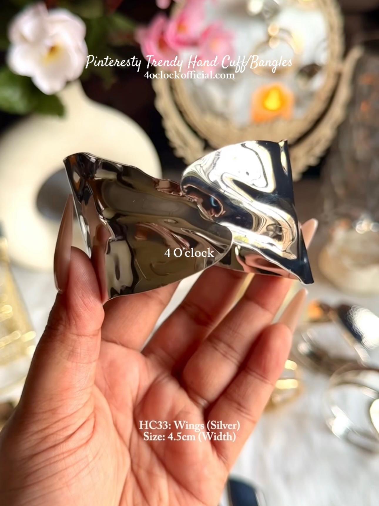 ✨HC33: Handcuff for Stack: Wings (Silver)✨