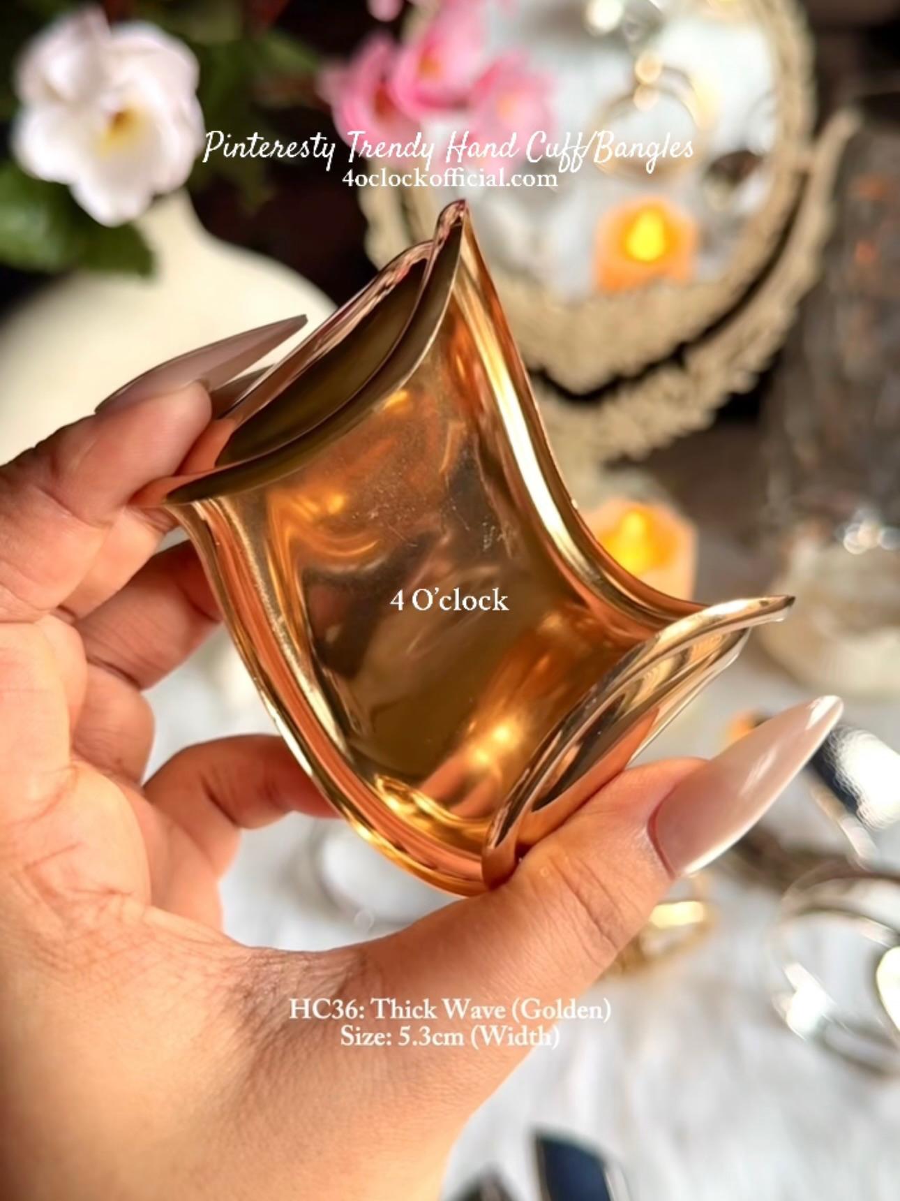 ✨HC36: Handcuff for Stack: Thick Wave (Golden)✨
