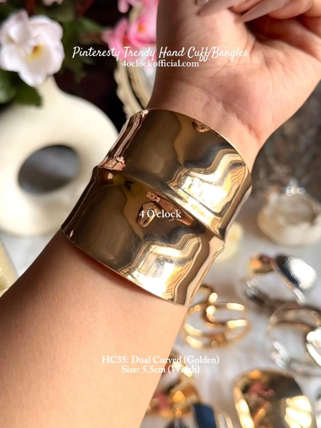 ✨HC35: Handcuff for Stack: Dual Curved (Golden)✨