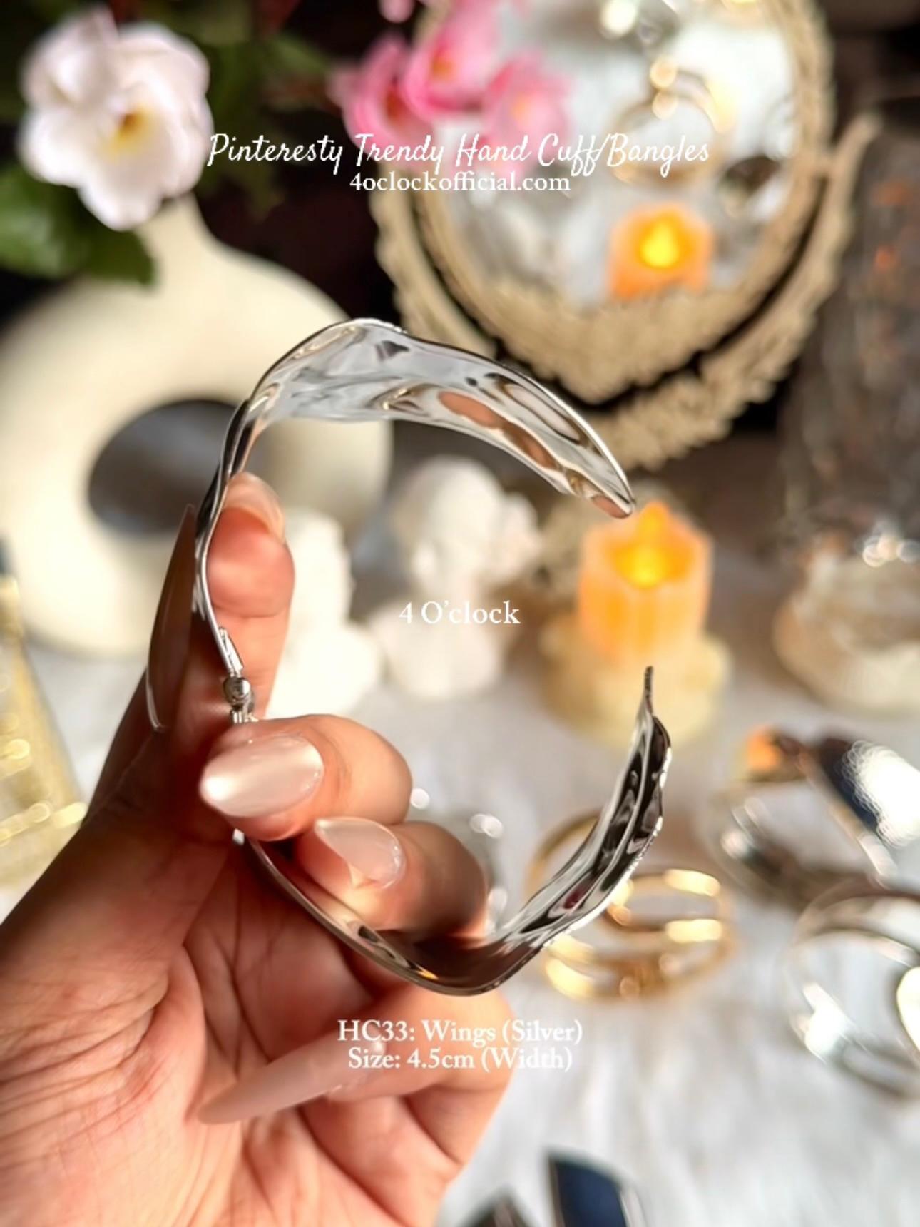 ✨HC33: Handcuff for Stack: Wings (Silver)✨