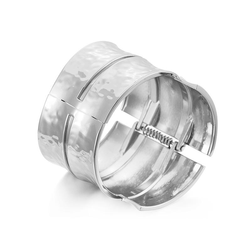 ✨HC52: Handcuff for Stack: Textured Wrapped (Silver)✨