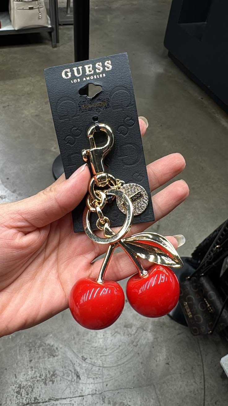Red Cherry Bag Charm/Keychain