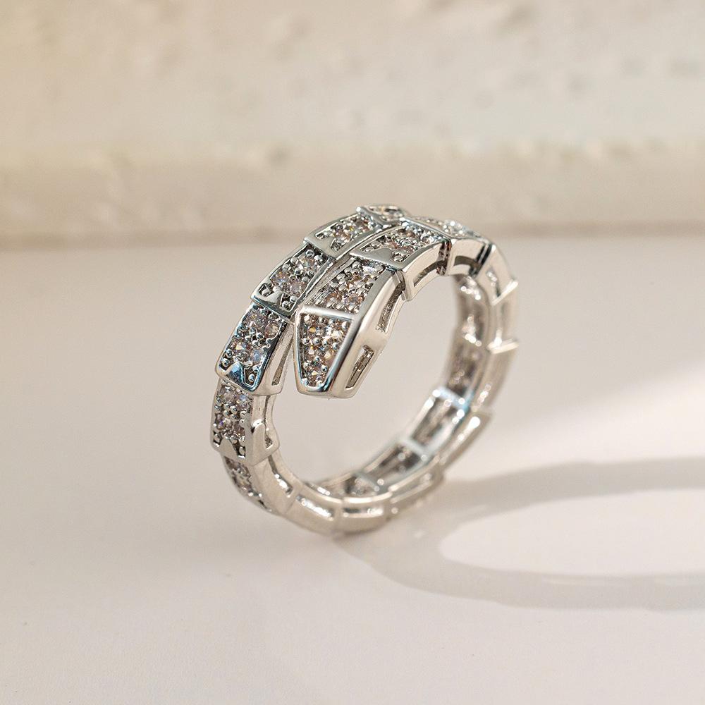 💍87: 18k gold plated Stainless steel Finger rings: Wired-Silver✨