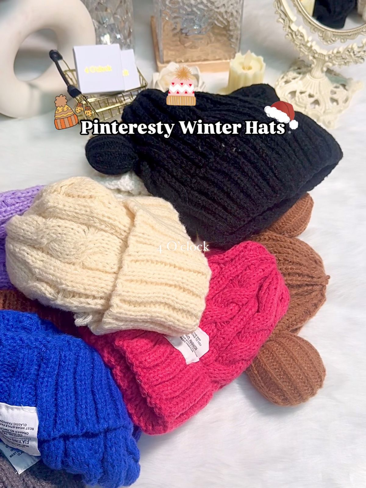 ❄️Winter Hats: Purple☃️