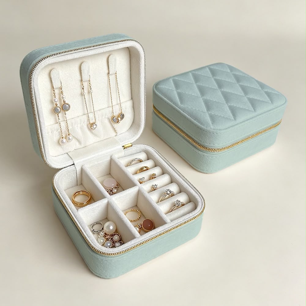 OG24: Small Jewellery Box: Light Blue