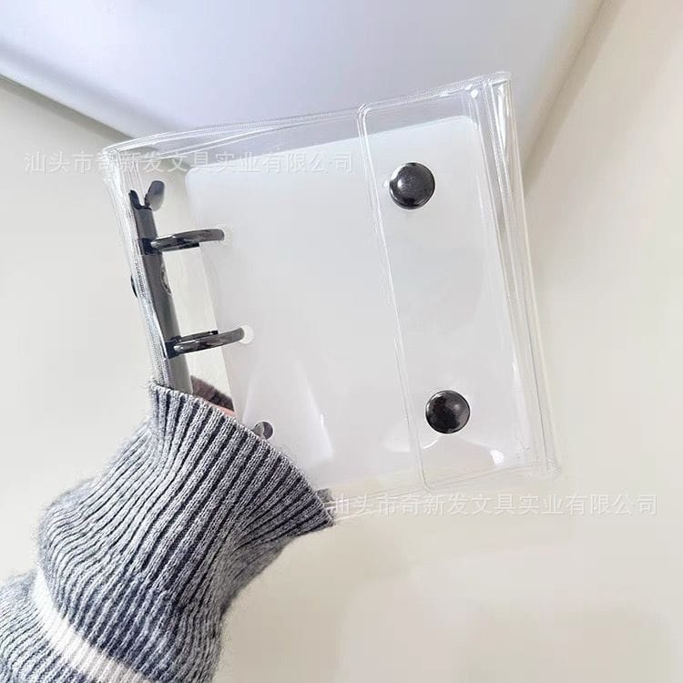 NO4: Nail Set Organizing Booklet: Black (with free adhesive strips)